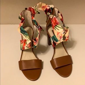 Louise et Cie tropical block heels